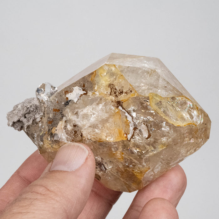 Herkimer Diamond Quartz Crystal 201 g 82x56x39mm - InnerVision Crystals