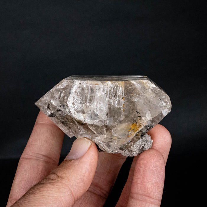 Herkimer Diamond Quartz Crystal 215 g 73x63x36mm - InnerVision Crystals