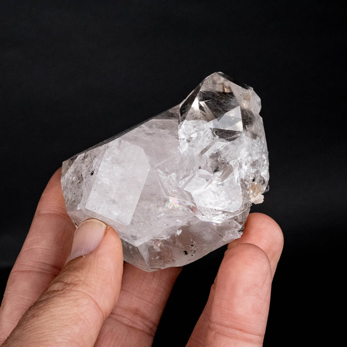 Herkimer Diamond Quartz Crystal 239 g 70x63x46mm - InnerVision Crystals