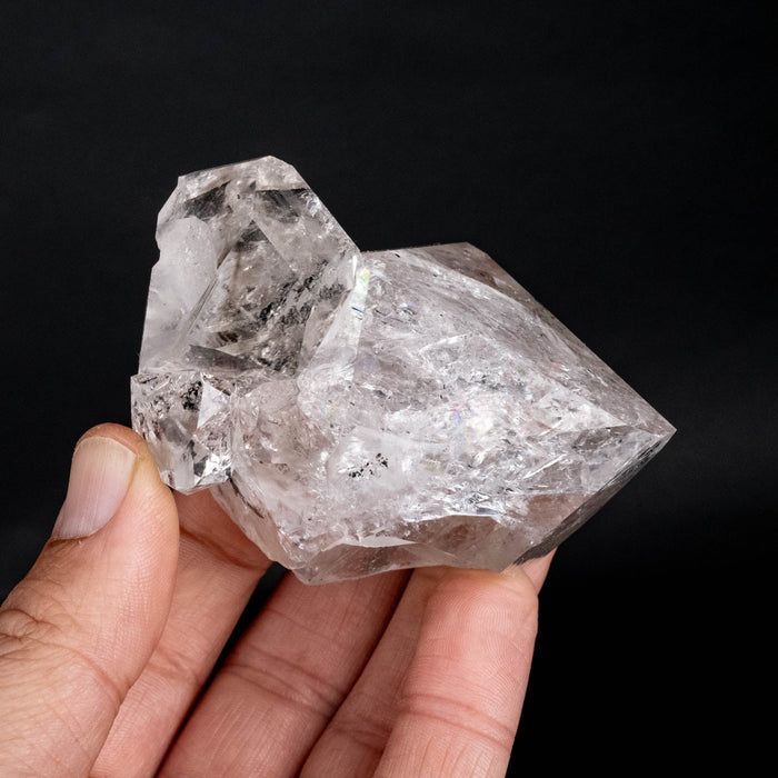 Herkimer Diamond Quartz Crystal 239 g 70x63x46mm - InnerVision Crystals