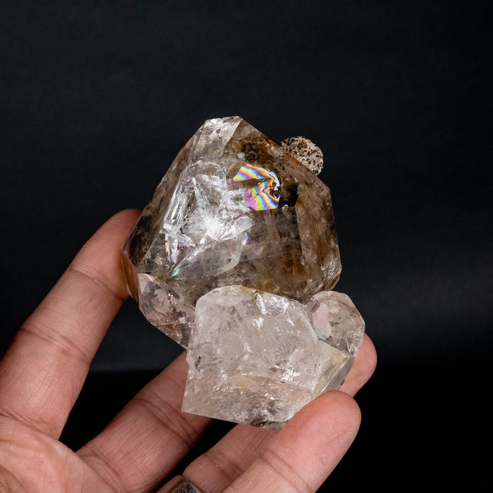 Herkimer Diamond Quartz Crystal 253 g 79x66x39mm - InnerVision Crystals