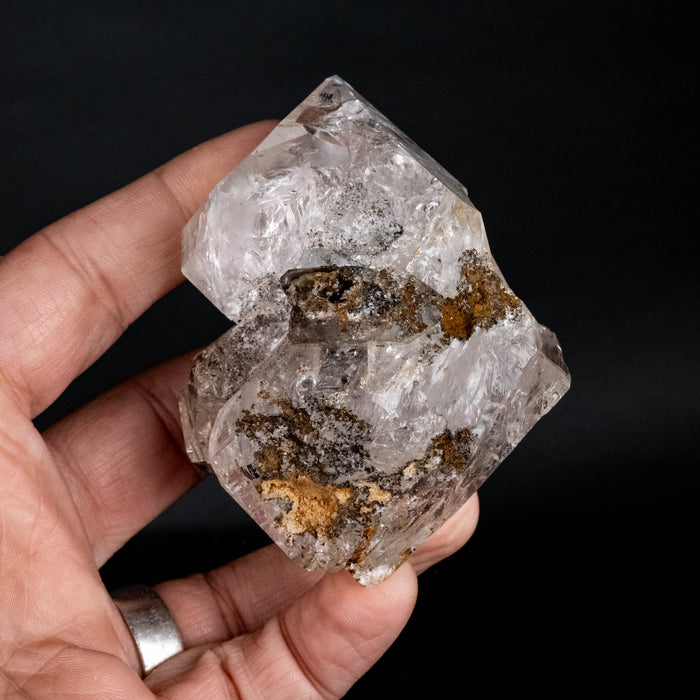 Herkimer Diamond Quartz Crystal 262 g 86x64x45mm - InnerVision Crystals