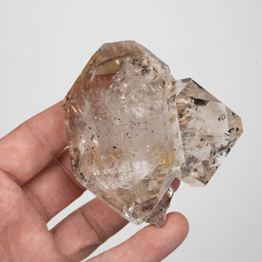 Herkimer Diamond Quartz Crystal 279 g 83x77x40mm - InnerVision Crystals