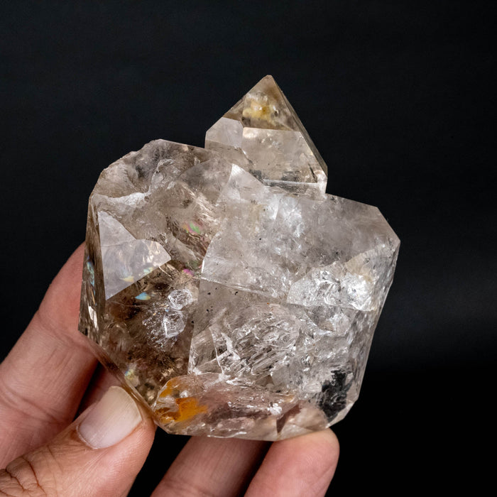 Herkimer Diamond Quartz Crystal 296 g 81x70x48mm - InnerVision Crystals