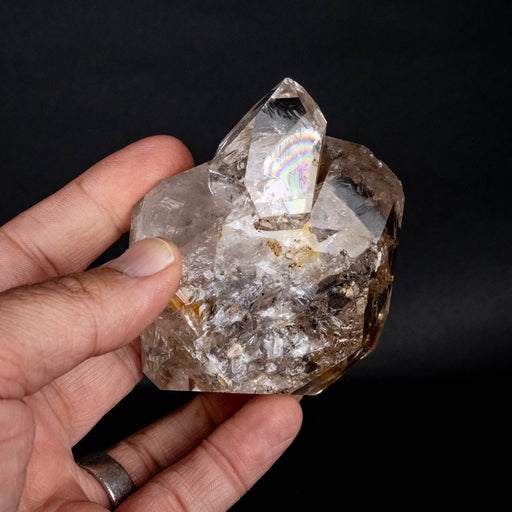 Herkimer Diamond Quartz Crystal 296 g 81x70x48mm - InnerVision Crystals