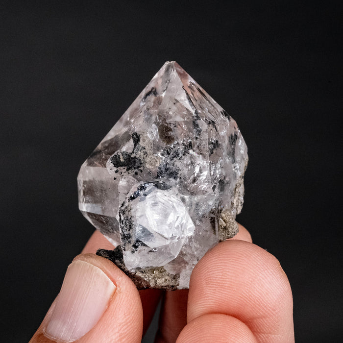 Herkimer Diamond Quartz Crystal 37.25 g 40x32x27mm - InnerVision Crystals