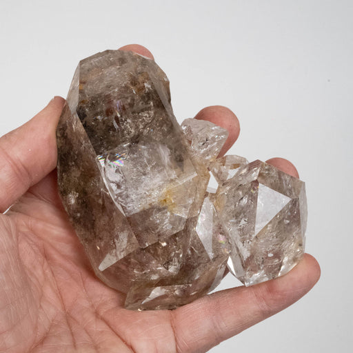 Herkimer Diamond Quartz Crystal 379 g 103x85x43mm - InnerVision Crystals