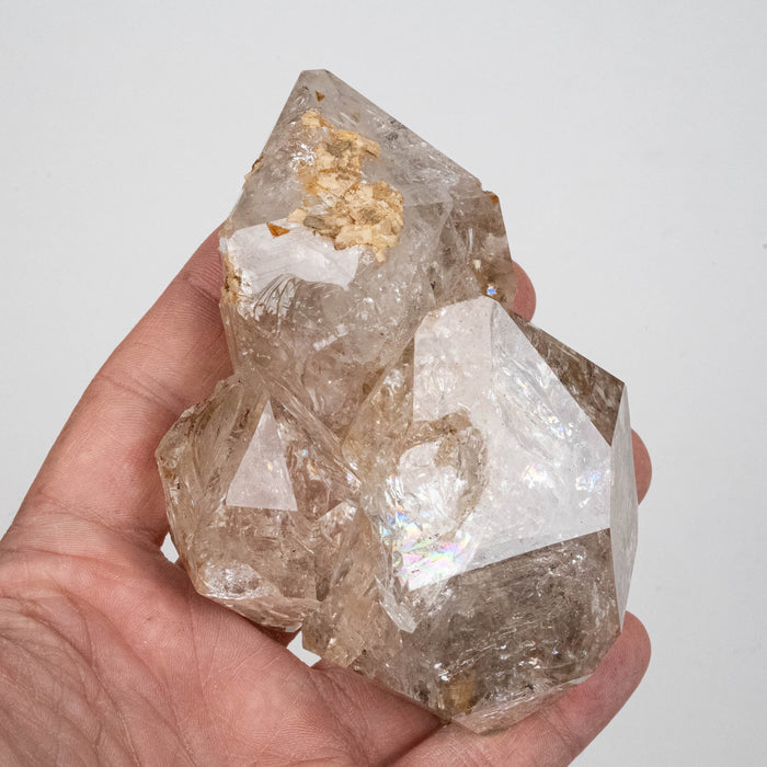 Herkimer Diamond Quartz Crystal 384 g 114x76x40mm - InnerVision Crystals