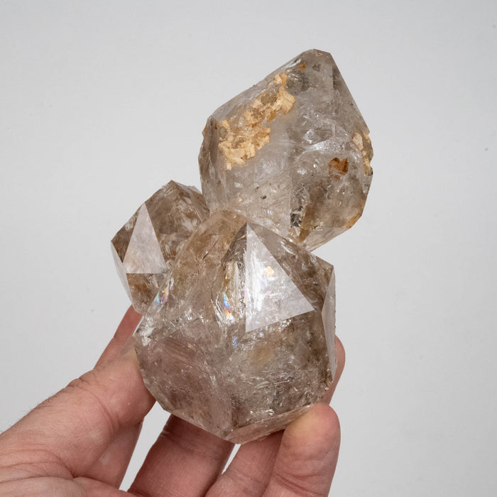 Herkimer Diamond Quartz Crystal 384 g 114x76x40mm - InnerVision Crystals