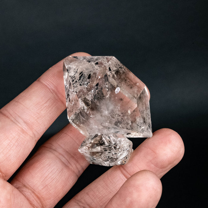 Herkimer Diamond Quartz Crystal 63.66 g 50x34x29mm - InnerVision Crystals