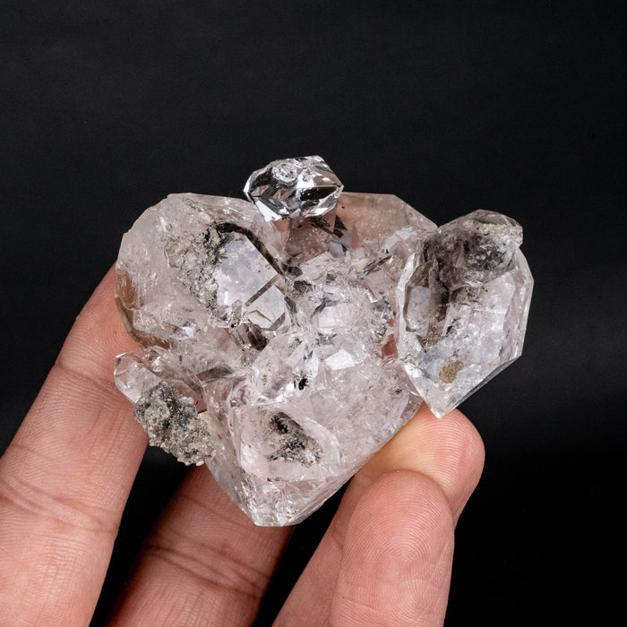 Herkimer Diamond Quartz Crystal Cluster 106 g 60x53x30mm - InnerVision Crystals