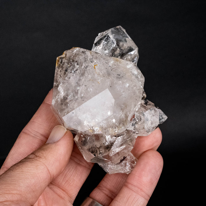 Herkimer Diamond Quartz Crystal Cluster 227 g 79x57x42mm - InnerVision Crystals