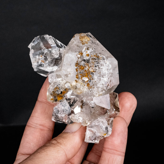 Herkimer Diamond Quartz Crystal Cluster 227 g 79x57x42mm - InnerVision Crystals