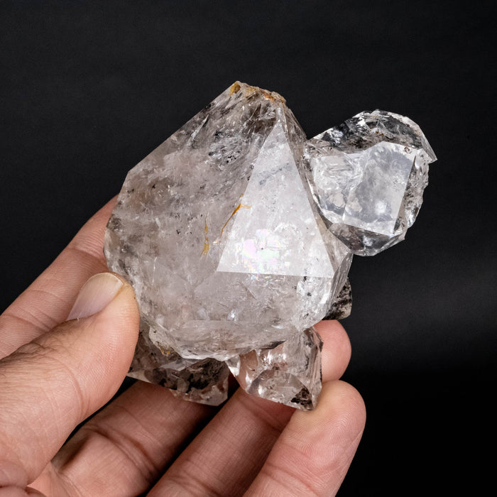 Herkimer Diamond Quartz Crystal Cluster 227 g 79x57x42mm - InnerVision Crystals