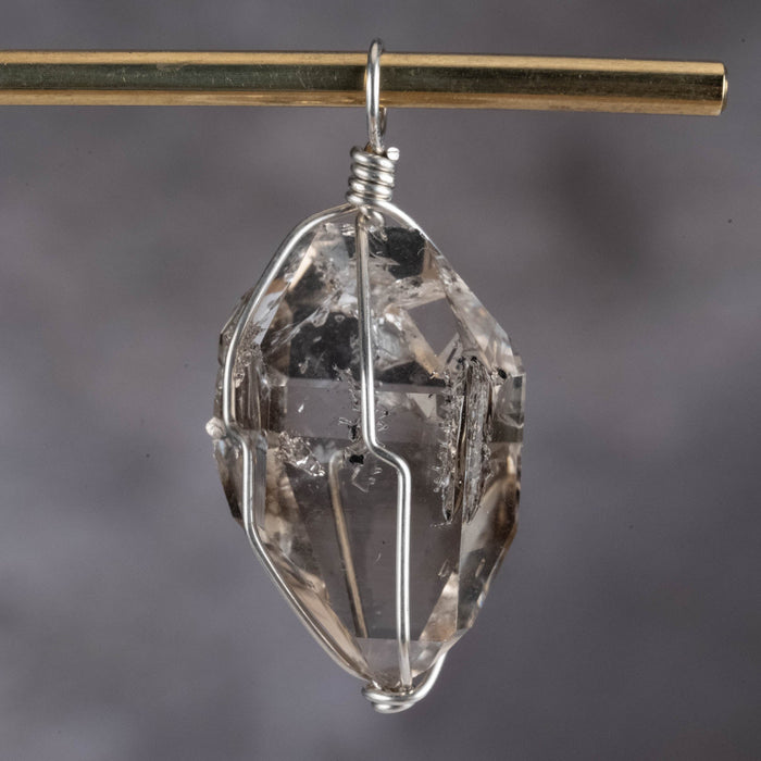 Herkimer Diamond Quartz Crystal Pendant 4.20 g 22.5mm - InnerVision Crystals