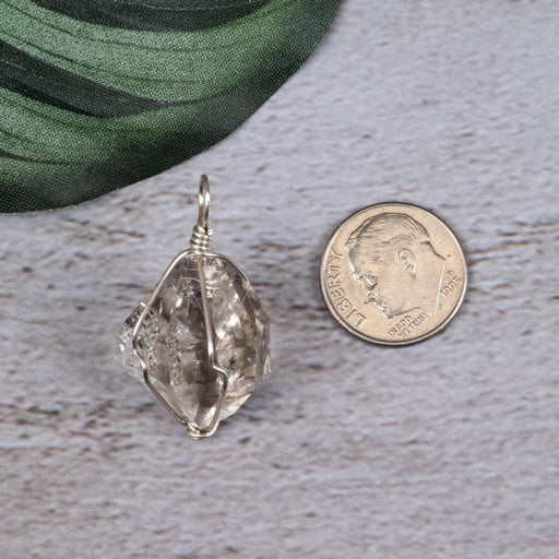 Herkimer Diamond Quartz Crystal Pendant 5.4 g 2.7mm - InnerVision Crystals