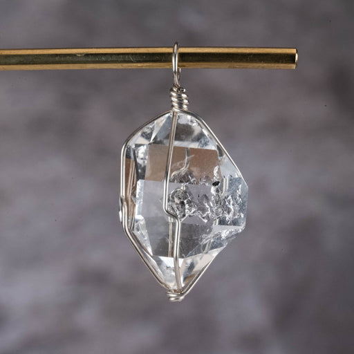 Herkimer Diamond Quartz Crystal Pendant 5.40 g 22.5mm - InnerVision Crystals