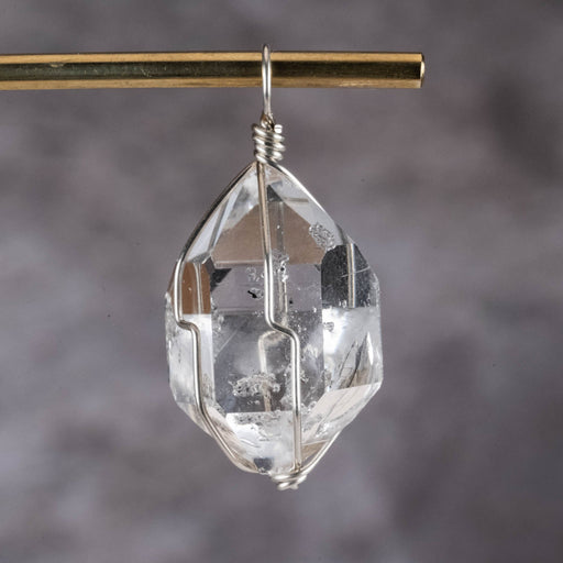 Herkimer Diamond Quartz Crystal Pendant 5.6 g 23.1mm - InnerVision Crystals