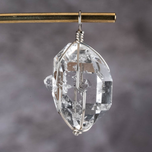 Herkimer Diamond Quartz Crystal Pendant 6.1 g 23.9mm - InnerVision Crystals