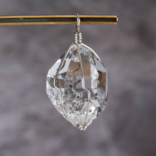 Herkimer Diamond Quartz Crystal Pendant 6.5 g 23.3mm - InnerVision Crystals