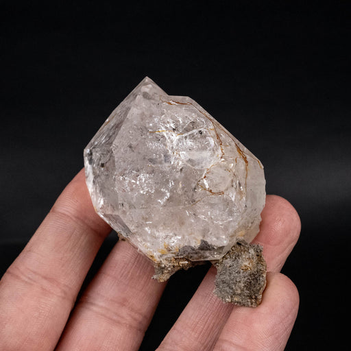 Herkimer Diamond Quartz Crystal w/ Matrix 104 g 53x36x35mm - InnerVision Crystals