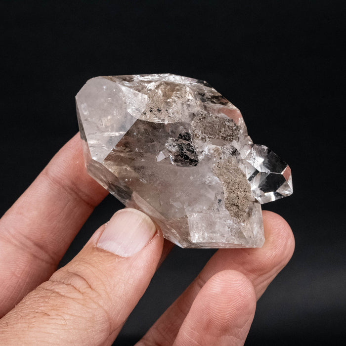 Herkimer Diamond Quartz Crystal w/ Matrix 104 g 64x40x31mm - InnerVision Crystals