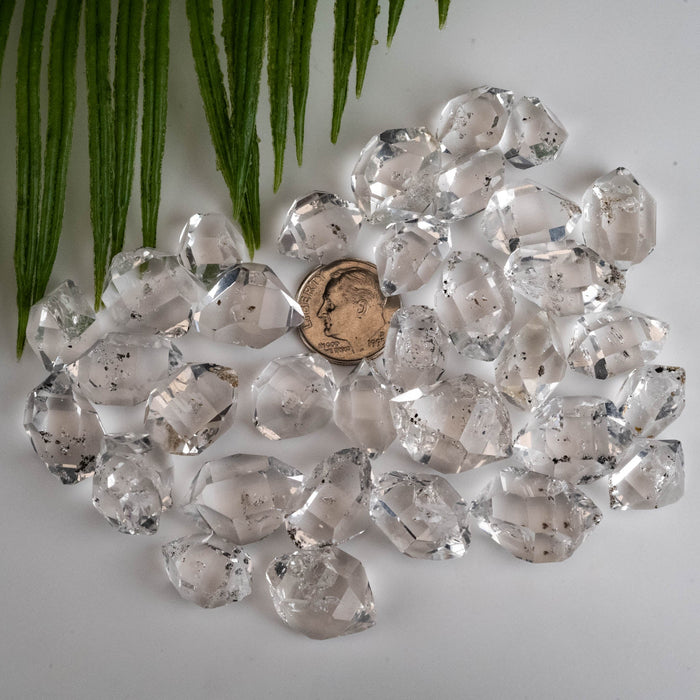 Herkimer Diamond Quartz Crystals | WHOLESALE 15mm - 19mm A GRADE 20 Grams - InnerVision Crystals