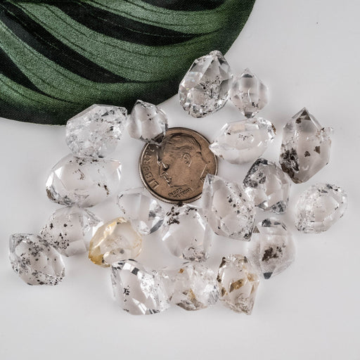 Herkimer Diamond Quartz Crystals | WHOLESALE 8mm - 15mm B GRADE 20 grams - InnerVision Crystals