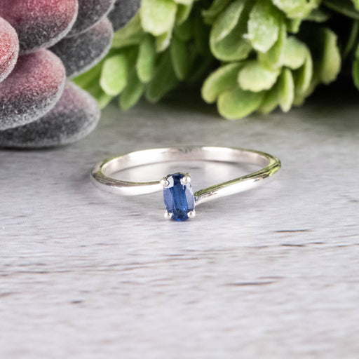 Kyanite Ring 5x3mm Size 9 - InnerVision Crystals