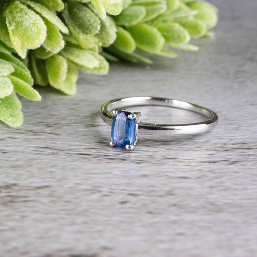 Kyanite Ring 6x4mm Size 8 - InnerVision Crystals