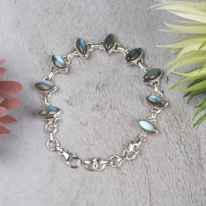 Labradorite Bracelet .925 Adjustable - InnerVision Crystals