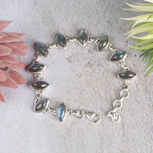 Labradorite Bracelet .925 Adjustable - InnerVision Crystals