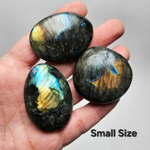 Labradorite Palm Stone | Choose Size - InnerVision Crystals