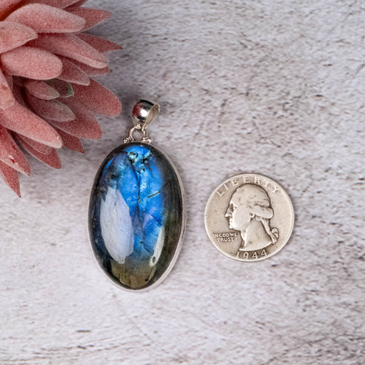 Labradorite Pendant 19.36 g 52x26mm - InnerVision Crystals