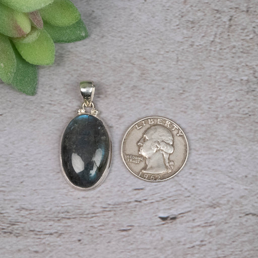 Labradorite Pendant 8.19 g 39x19mm - InnerVision Crystals