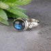 Labradorite Ring 11x9mm Size 8 - InnerVision Crystals