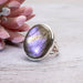 Labradorite Ring 21x18mm Size 7.5 - InnerVision Crystals