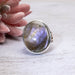 Labradorite Ring 21x18mm Size 7.5 - InnerVision Crystals