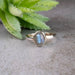 Labradorite Ring 8x6mm Size 6 - InnerVision Crystals