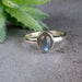 Labradorite Ring 8x6mm Size 8 - InnerVision Crystals