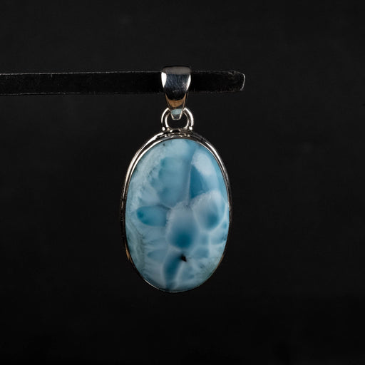 Larimar Pendant 12.08 g 43x21mm - InnerVision Crystals