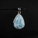 Larimar Pendant 12.79 g 42x24mm - InnerVision Crystals