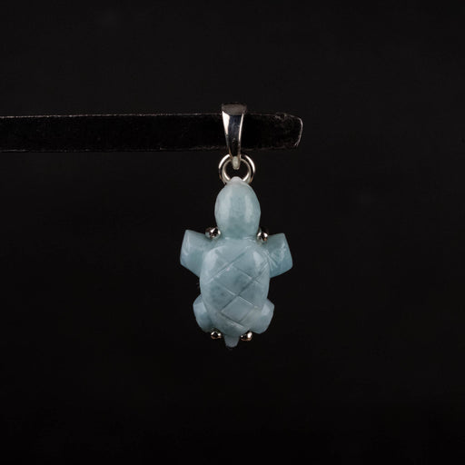 Larimar Pendant 2.96 g 28x13mm - InnerVision Crystals