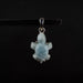 Larimar Pendant 3.34 g 28x13mm - InnerVision Crystals