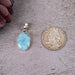 Larimar Pendant 4.13 g 30x15mm - InnerVision Crystals