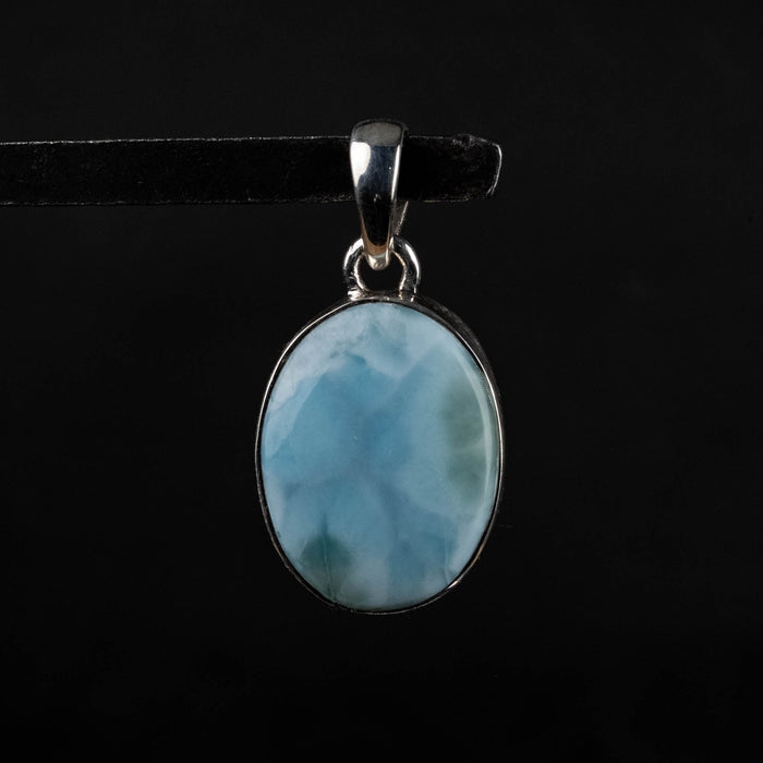 Larimar Pendant 4.72 g 29x15mm - InnerVision Crystals