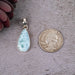 Larimar Pendant 4.79 g 35x12mm - InnerVision Crystals