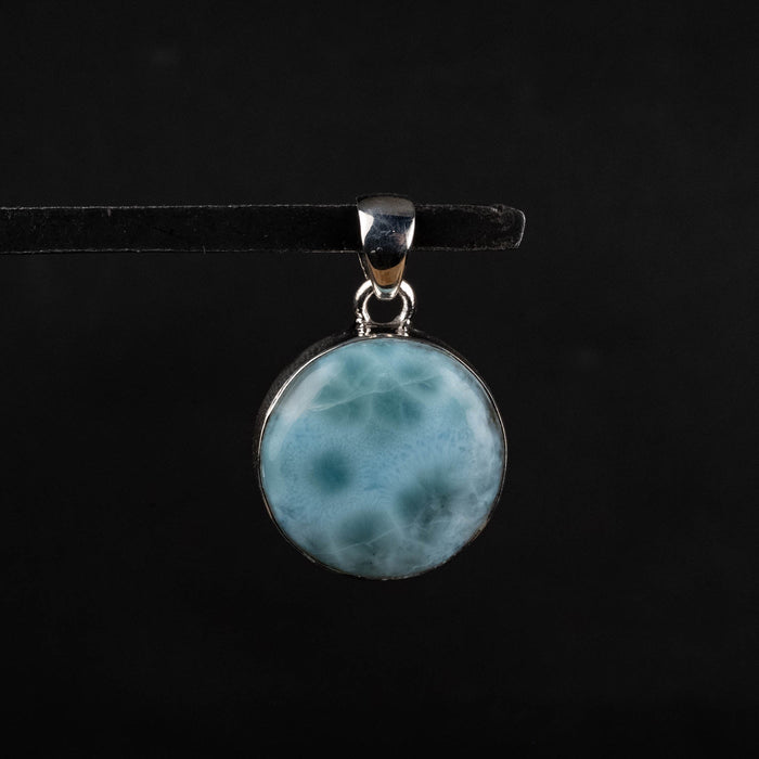 Larimar Pendant 7.24 g 35x22mm - InnerVision Crystals