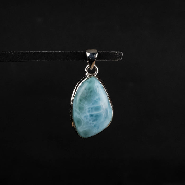 Larimar Pendant 7.51 g 37x18mm - InnerVision Crystals