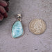 Larimar Pendant 7.51 g 37x18mm - InnerVision Crystals